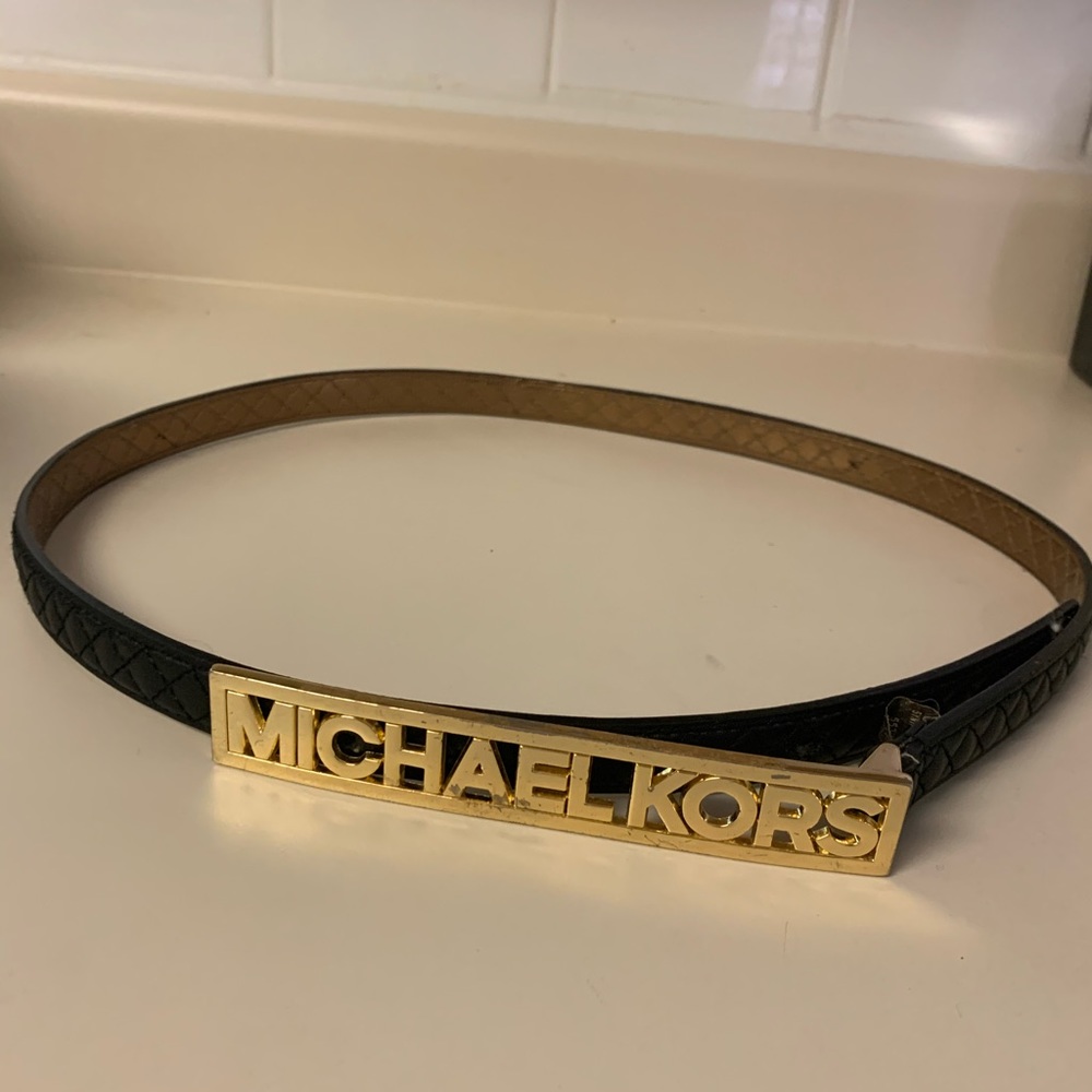 Michael Kors Name Buckle Belt authentic!!